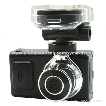 Portable External Lens Car DVR, Built-in Lithium-ion Battery, Supports Waterproof Function